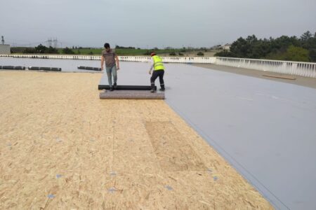 OSB & Plywood Üzeri PVC Membran Uygulaması 1