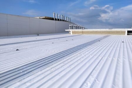 Sandviç Panel Çatı Üzerine PVC Membran